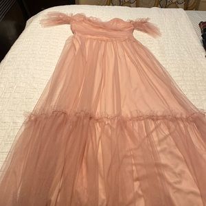 NWT Tulle Blush/ light pink dress size small